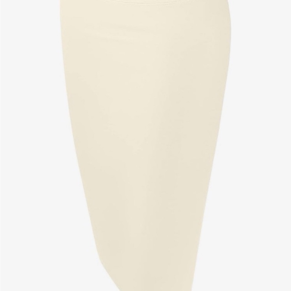 Chic Cream Pencil Skirt